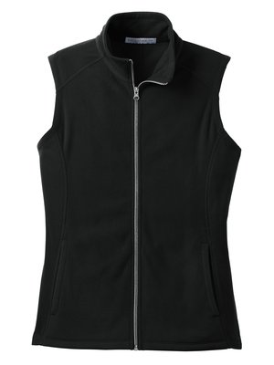 L226 Port Authority Ladies Microfleece Vest Black