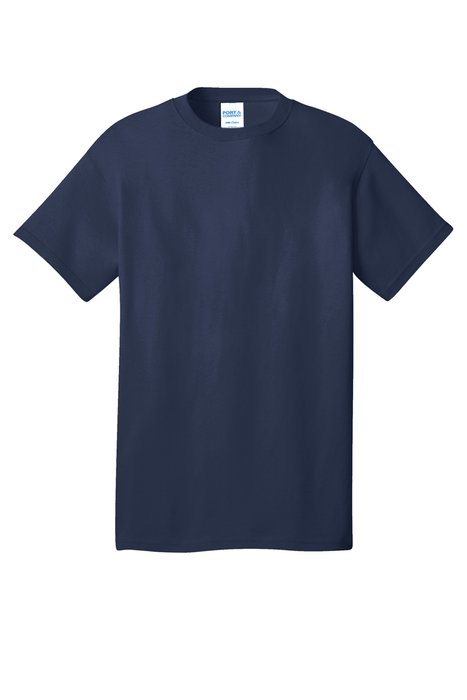 PC54 Port & Company 5.4-ounce 100% Cotton T-Shirt Navy