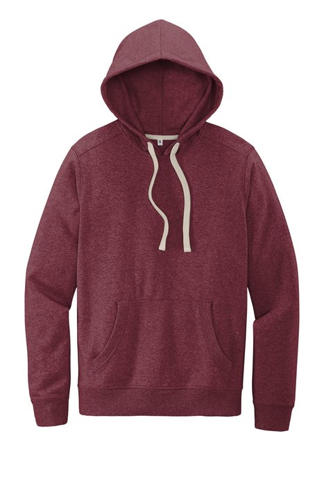DT8100 District Re-Fleece Hoodie Maroon Heather