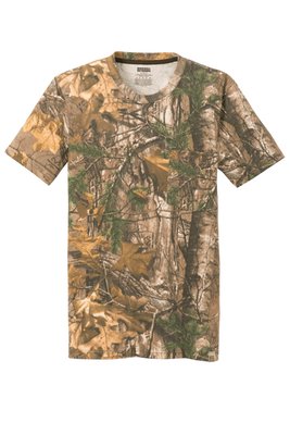 S021R Russell Outdoors - Realtree Explorer 100% Cotton T-Shirt with Pocket