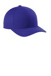 STC43 Sport-Tek Yupoong Curve Bill Snapback Cap True Royal