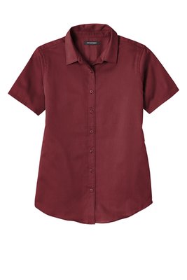 LW809 Port Authority Ladies Short Sleeve SuperPro React Twill Shirt