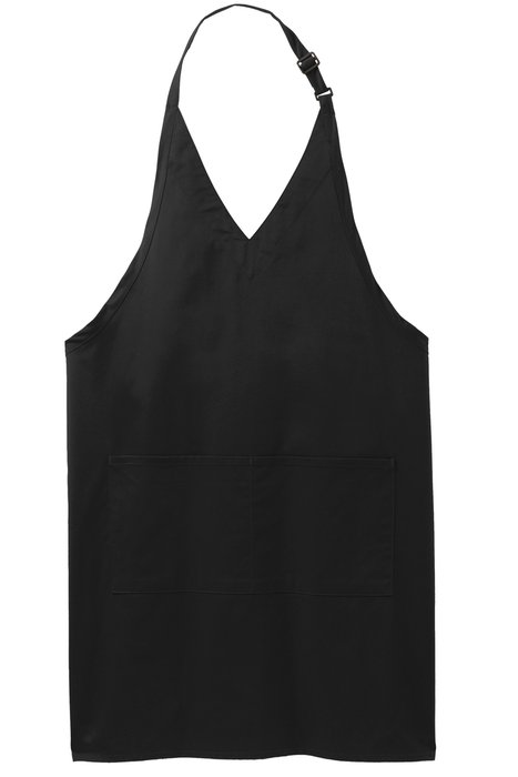 A704 Port Authority Easy Care Tuxedo Apron with Stain Release Black