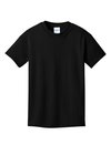PC54YDTG Port & Company 100% Cotton Crewneck T-Shirt Jet Black