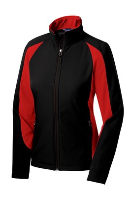 LST970 Sport-Tek Ladies Colorblock Soft Shell Jacket