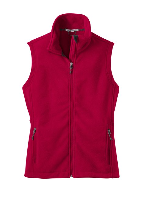 L219 Port Authority Ladies Value Fleece Vest True Red