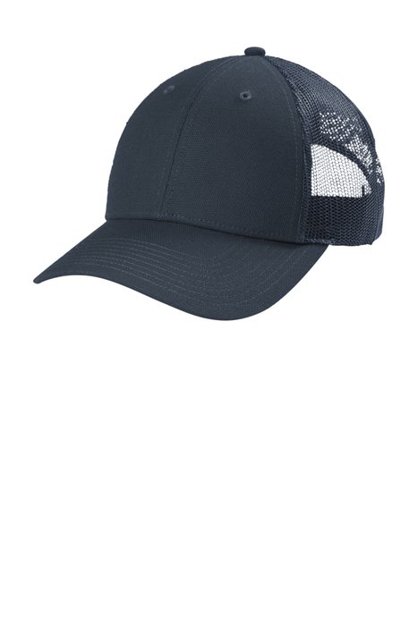 CS811 CornerStone Canvas Mesh Back Cap Navy Blue
