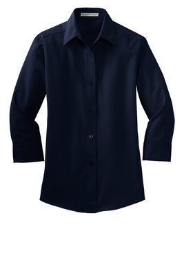 L612 Port Authority Ladies 3/4-Sleeve Easy Care Shirt