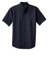 S500T Port Authority Short Sleeve Twill Shirt Classic Navy