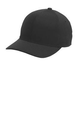 C938 Port Authority Flexfit Delta Cap Black