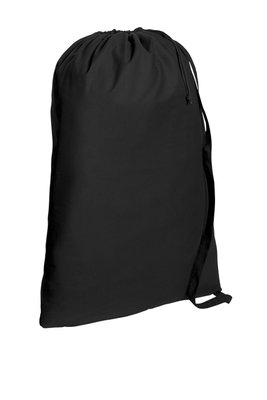 BG0850 Port Authority Core Cotton Laundry Bag Deep Black