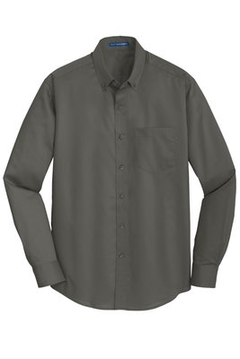 TS663 Port Authority Tall SuperPro Twill Shirt Sterling Grey