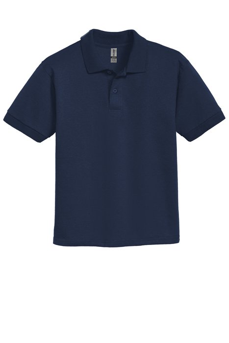 8800B Gildan 6-ounce Youth DryBlend Jersey Knit Sport Shirt Navy