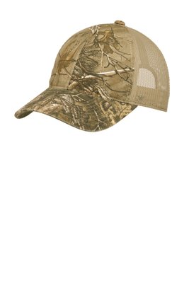 C929 Port Authority Unstructured Camouflage Mesh Back Cap Realtree Xtra/ Tan