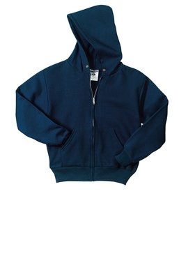 993B Jerzees Youth NuBlend Full-Zip Hooded Sweatshirt