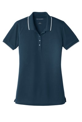 LK111 Port Authority 4.5-ounce Ladies Dry Zone UV Micro-Mesh Tipped Polo