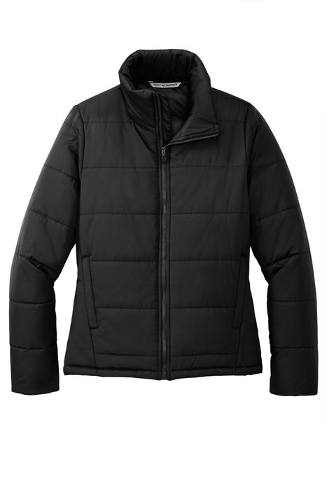 L852 Port Authority Ladies Puffer Jacket Deep Black