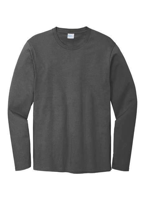 PC600LS Port & Company 6-ounce 100% Cotton T-Shirt Coal Grey