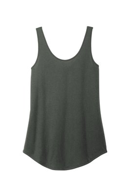DT151 District Women's Perfect Tri Relaxed Tank Deepest Grey