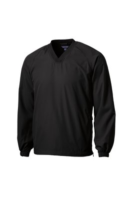 JST72 Sport-Tek V-Neck Raglan Wind Shirt