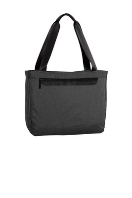 BG423 Port Authority Exec Laptop Tote Graphite Heather/ Black