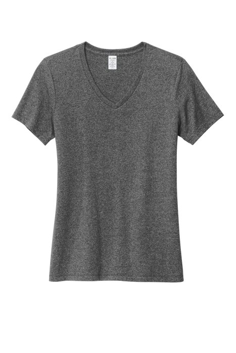 AL2303 AllMade 4.5-ounce V-Neck T-Shirt Reloaded Charcoal Heather