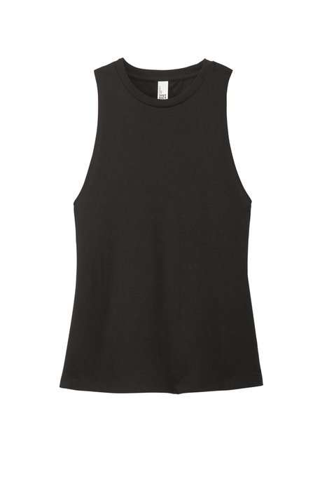 DT153 District Women's Perfect Tri Muscle Tank Black