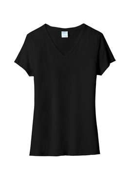 LPC330V Port & Company Ladies Tri-Blend V-Neck T-Shirt