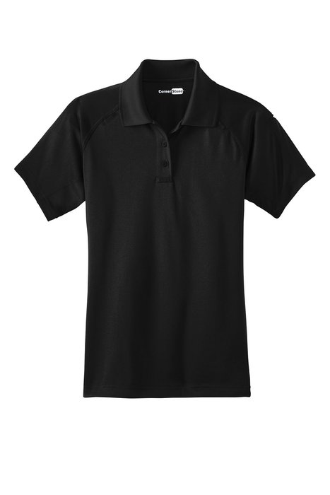 CS411 CornerStone 6.6-ounce Ladies Select Snag-Proof Tactical Polo Black