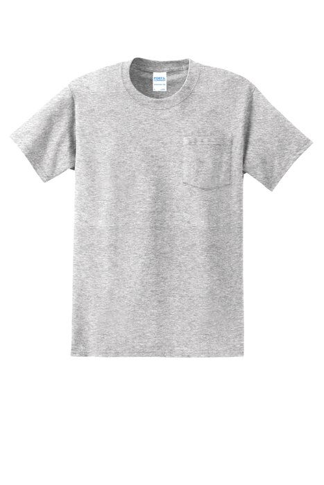 PC61P Port & Company 6.1-ounce 100% Cotton T-Shirt Ash
