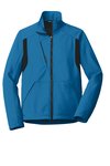 J336 Port Authority Back-Block Soft Shell Jacket Imperial Blue/ Black