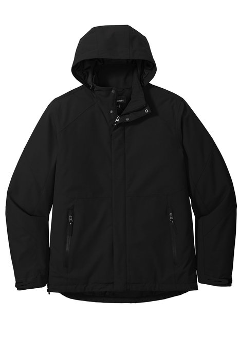 J405 Port Authority Insulated Waterproof Tech Jacket Deep Black