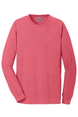 PC099LS Port & Company Beach Wash Garment-Dyed Long Sleeve T-Shirt