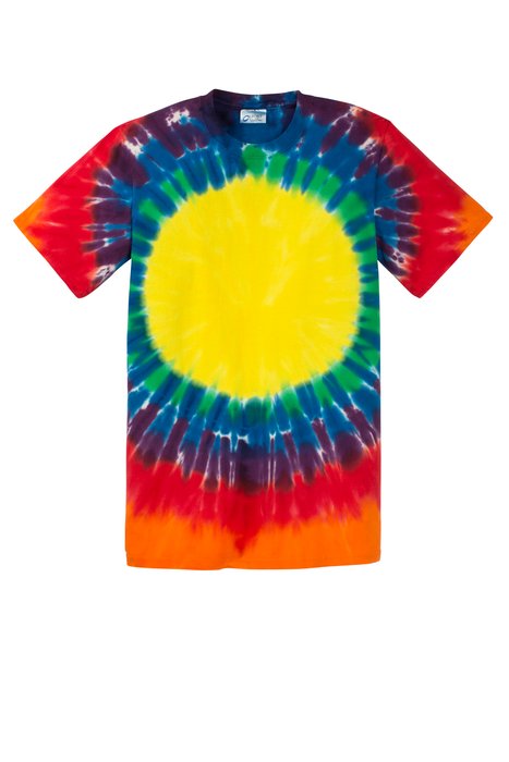 PC149 Port & Company 5.4-ounce 100% Cotton T-Shirt Rainbow