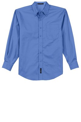 S608ES Port Authority Extended Size Long Sleeve Easy Care Shirt Ultramarine Blue