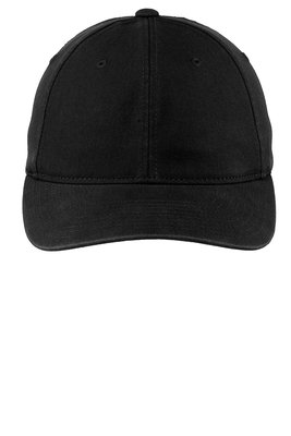 C809 Port Authority Flexfit Garment-Washed Cap Black