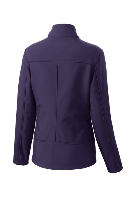 L324 Port Authority Ladies Welded Soft Shell Jacket Posh Purple