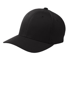 STC17 Sport-Tek Flexfit Performance Solid Cap Black
