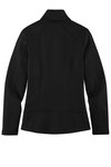 L239 Port Authority Ladies Grid Fleece Jacket Deep Black