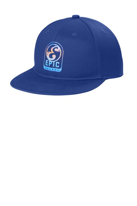 C116 Port Authority Snapback Flat Bill Cap Patriot Blue
