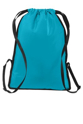 BG616 Port Authority Zip-It Cinch Pack Tropic Blue/ Black