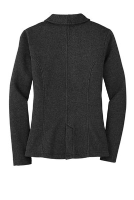 L298 Port Authority Ladies Fleece Blazer Dark Charcoal Heather