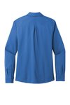 LW401 Port Authority Ladies Long Sleeve Performance Staff Shirt True Blue