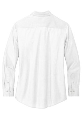 MM2001 MERCER+METTLE Women's Long Sleeve Stretch Woven Shirt White