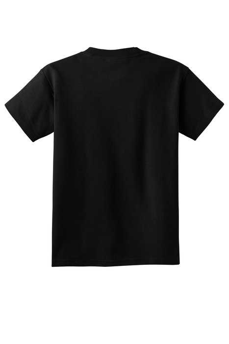 PC54YDTG Port & Company 100% Cotton Crewneck T-Shirt Jet Black