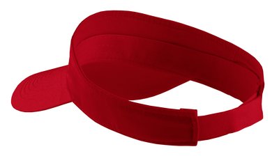 CP45 Port & Company Fashion Visor Red