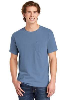 6030 Comfort Colors 6.1-ounce 100% Cotton T-Shirt Washed Denim