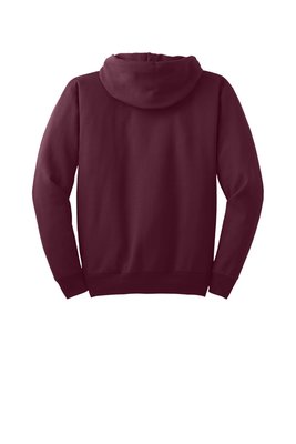 P170 Hanes EcoSmart Pullover Hooded Sweatshirt Maroon