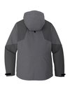 L405 Port Authority Ladies Insulated Waterproof Tech Jacket Shadow Grey/ Storm Grey