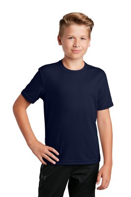 YST340 Sport-Tek 3.8-ounce 100% Polyester T-Shirt True Navy